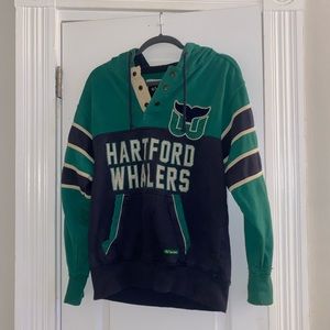 Women’s NHL Whalers Hoodie - Old Time Hockey Size: S